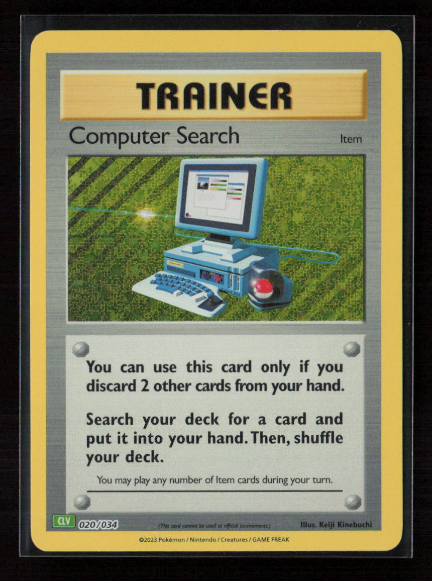 Computer Search (CLV) Classic Collection Trading Card Game Classic 020/034 NM