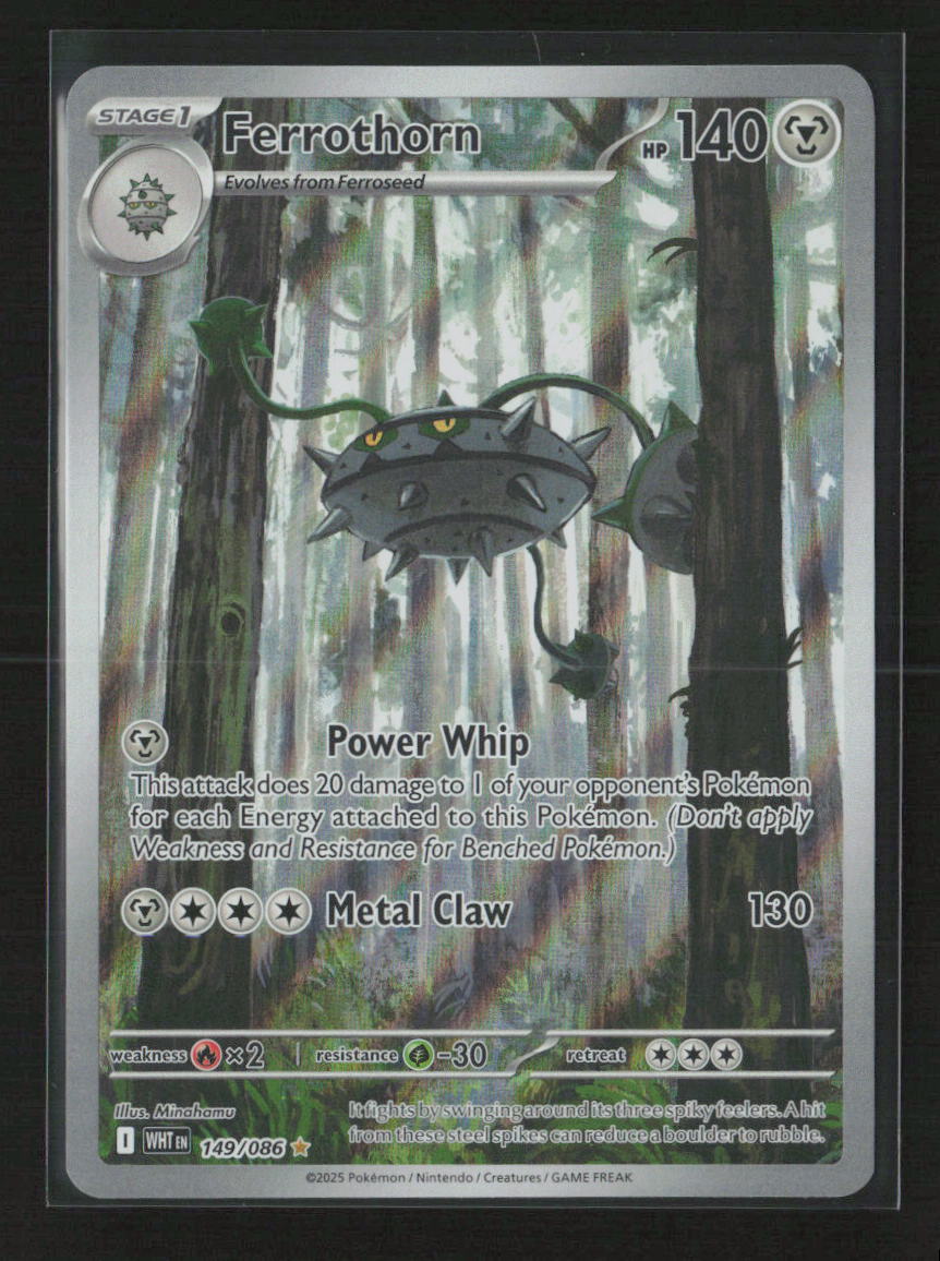 Ferrothorn Illustration Rare SV: White Flare 149/086 NM