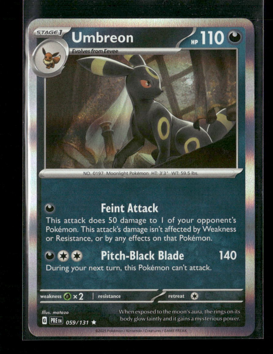 Umbreon Rare SV: Prismatic Evolutions 059/131 NM