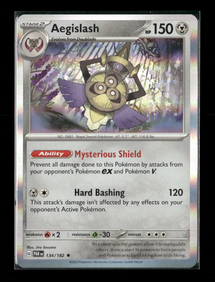 Aegislash - Rare SV04: Paradox Rift 134/182 LP