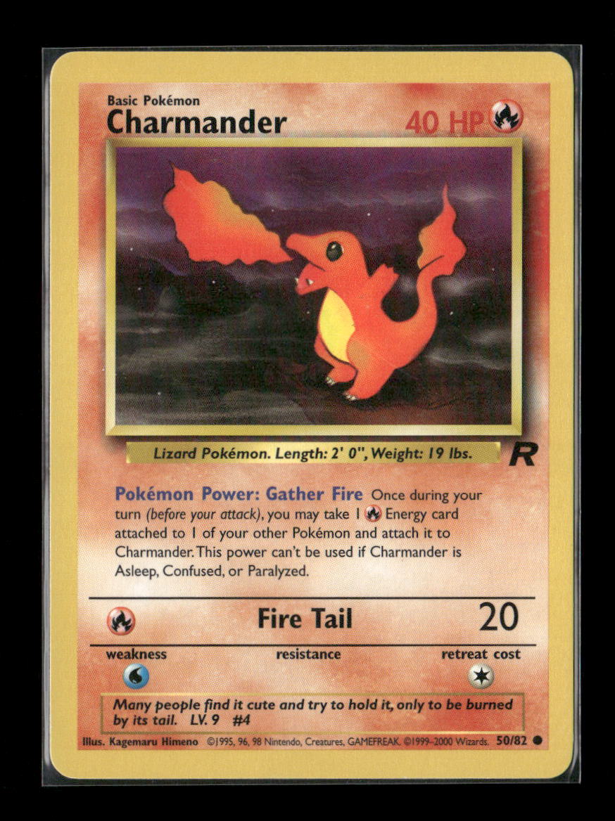 Charmander Common Team Rocket 50/82 LP