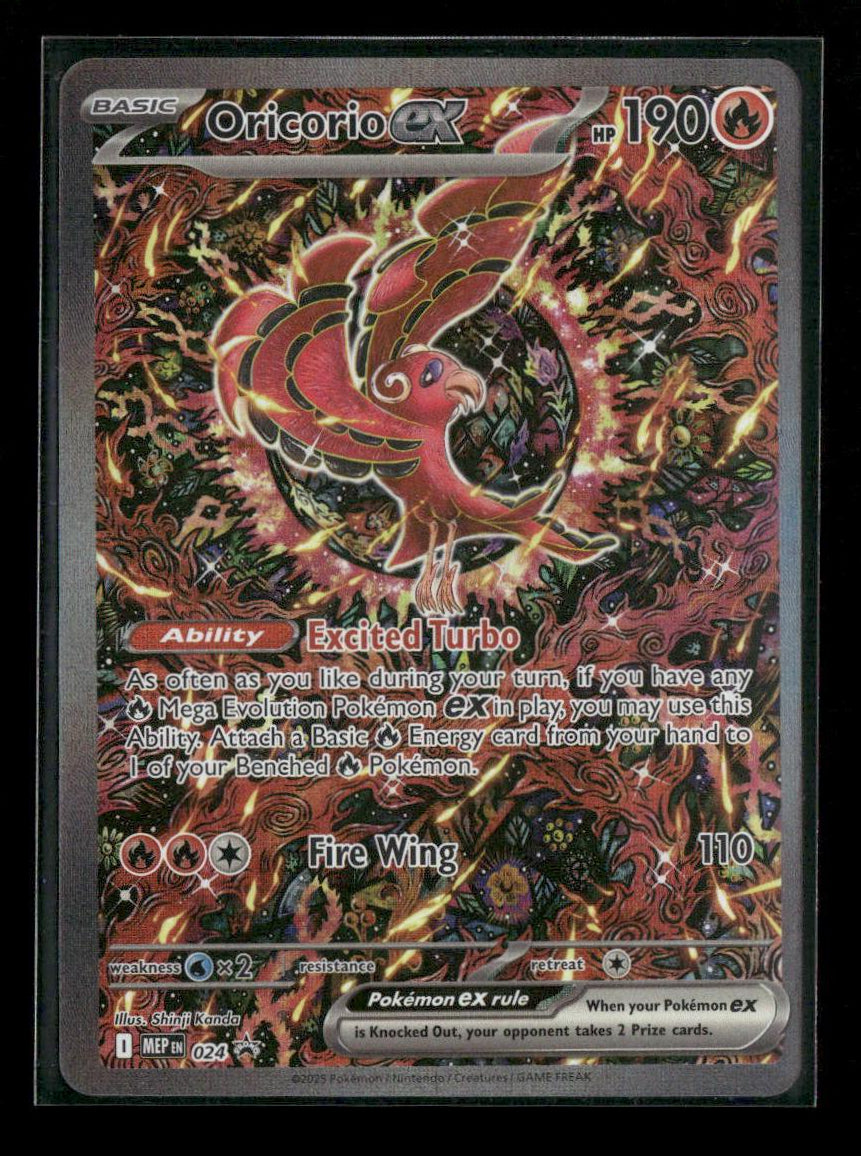 Oricorio ex Promo ME: Mega Evolution Promo 024 NM - Kang's Collectibles