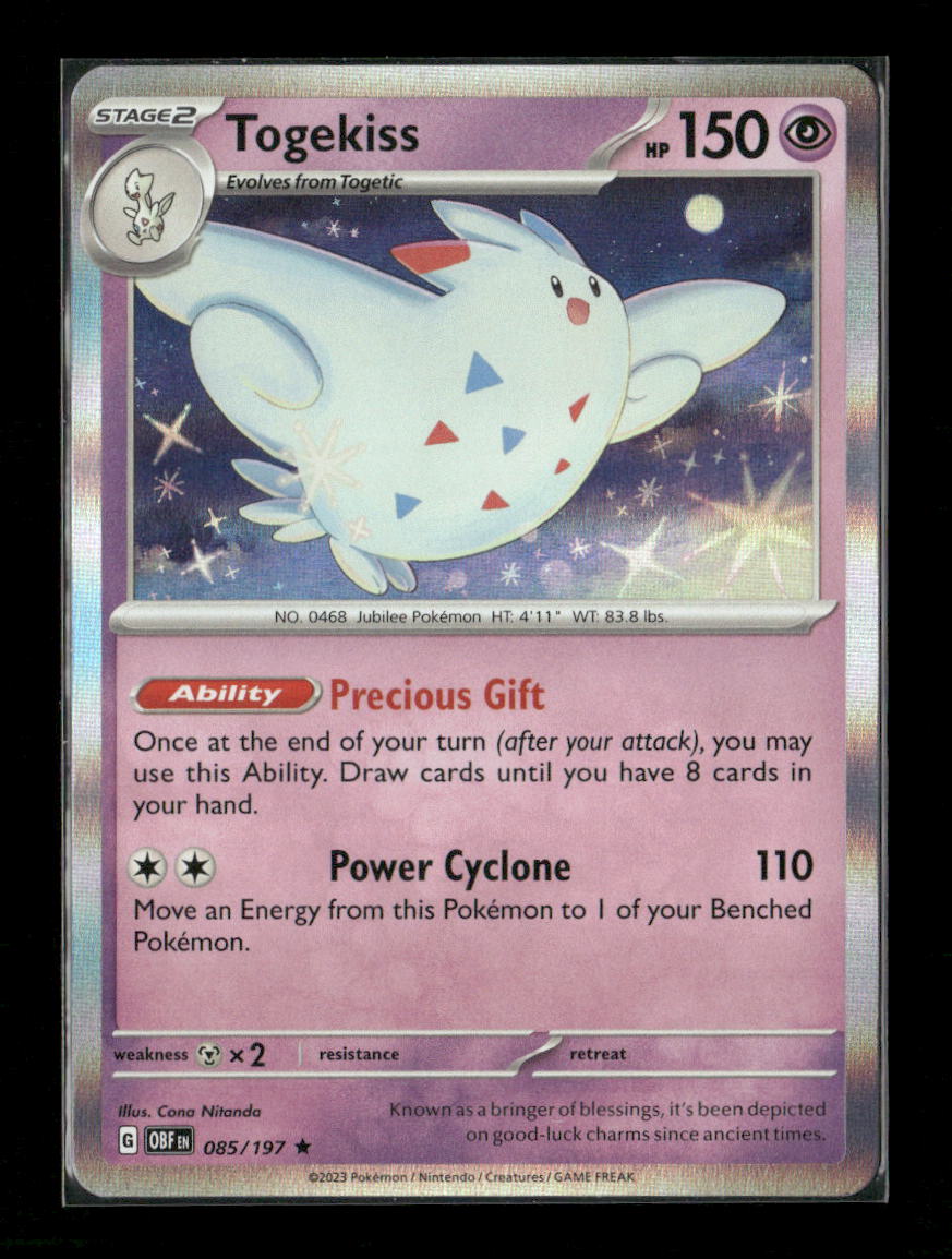 Togekiss Rare SV03: Obsidian Flames 085/197 LP