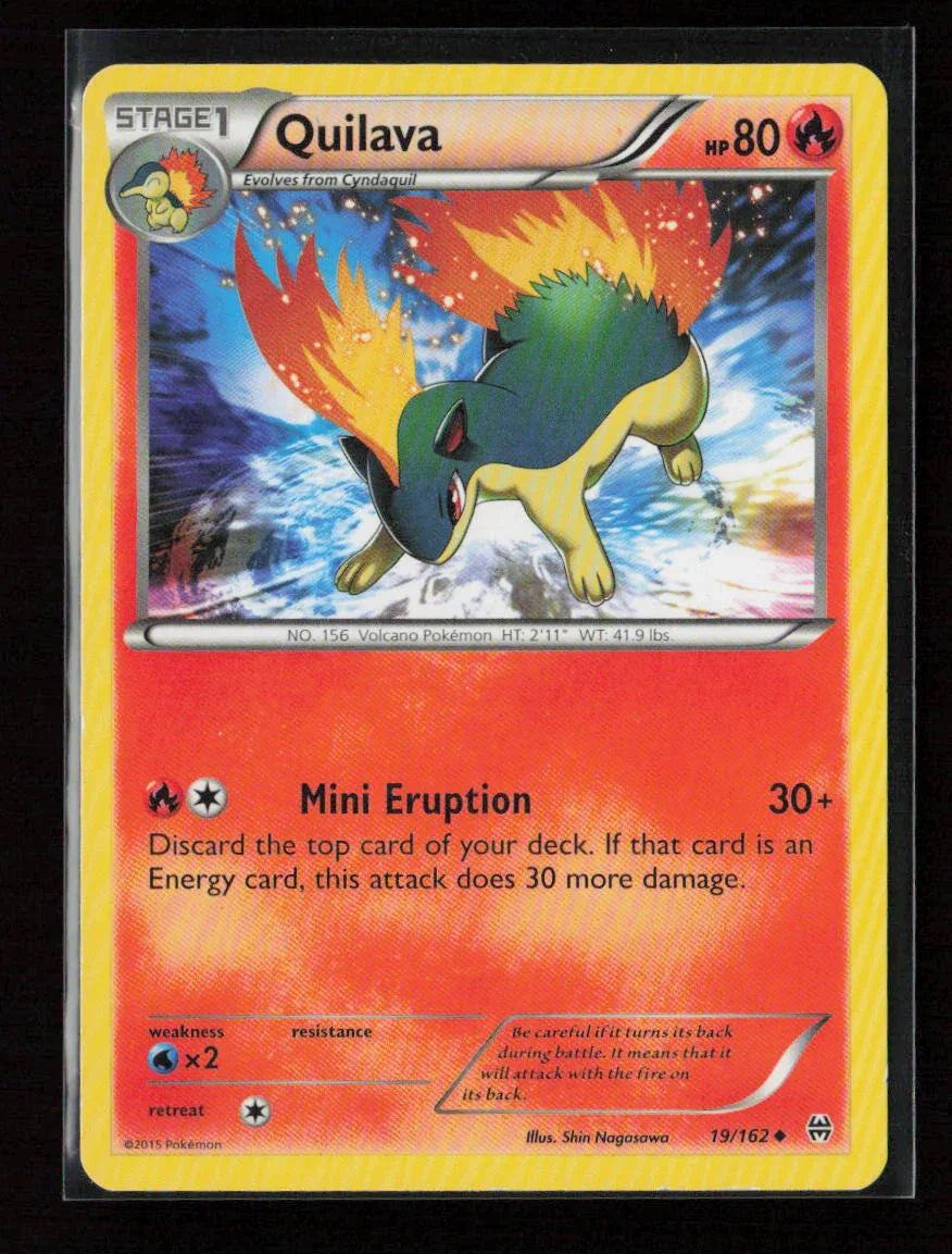 Quilava Uncommon XY - BREAKthrough 19/162 MP - Kang's Collectibles