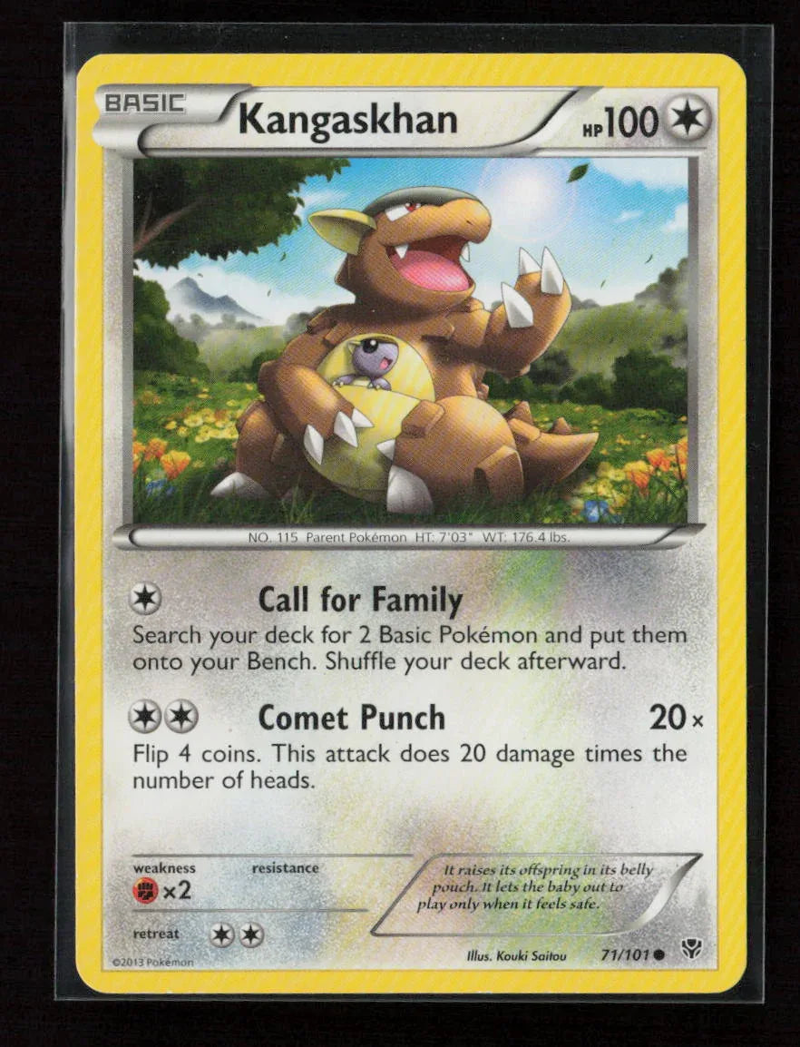 Kangaskhan Common Plasma Blast 71/101 MP - Kang's Collectibles