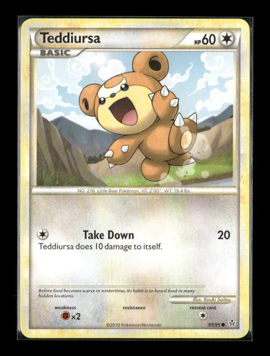 Teddiursa Common Unleashed 65/95 LP - Kang's Collectibles