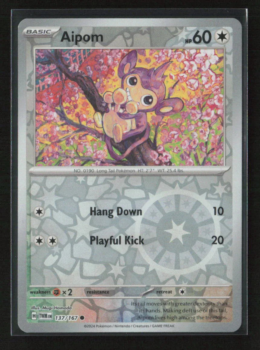 Aipom Common SV06: Twilight Masquerade 137/167 NM - Kang's Collectibles