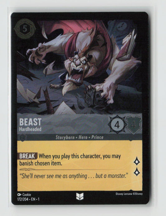 Beast - Hardheaded Uncommon The First Chapter 172/204 NM