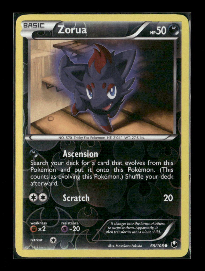 Zorua (69) Common Dark Explorers 69/108 NM