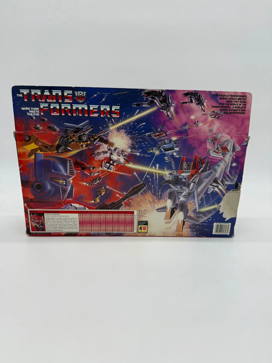 Vintage G1 Optimus Prime 1984 - 1st Edition Metal Plate Variant with Box - Kang's Collectibles
