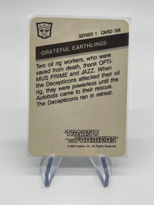 Transformers Series 1 Trading Cards #126 - Kang's Collectibles