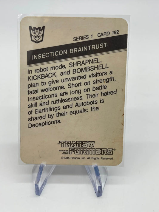 Transformers Series 1 Trading Cards #182 - Kang's Collectibles