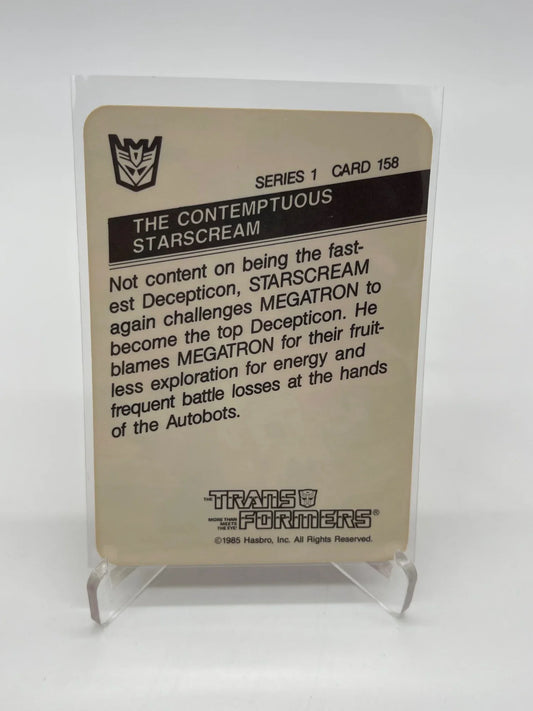 Transformers Series 1 Trading Cards #158 - Kang's Collectibles