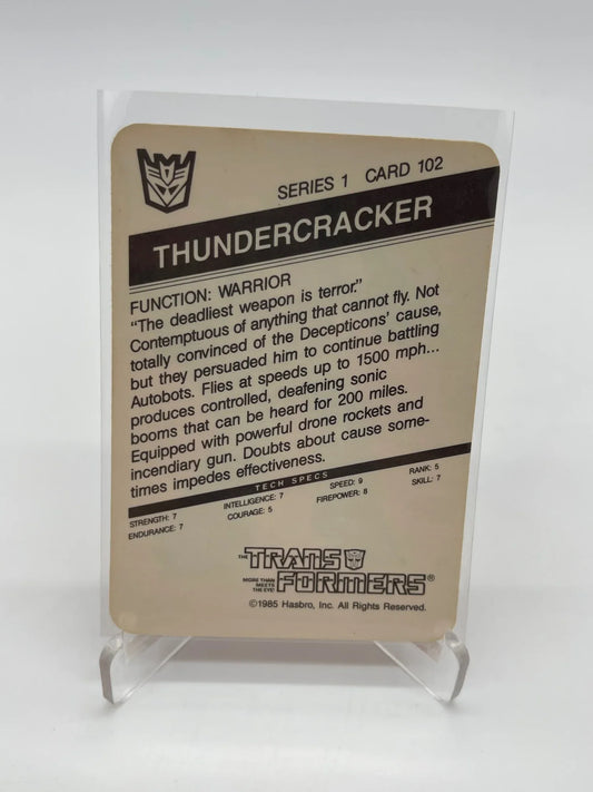 Transformers Series 1 Trading Cards #102 - Kang's Collectibles