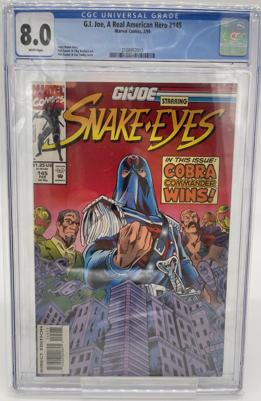 GI Joe #145 - CGC 8.0 - Kang's Collectibles