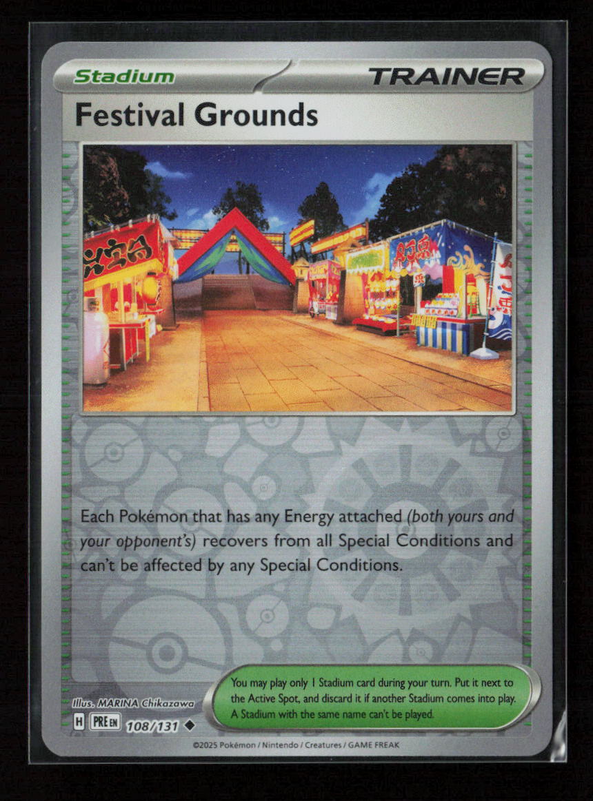 Festival Grounds Uncommon SV: Prismatic Evolutions 108/131 NM