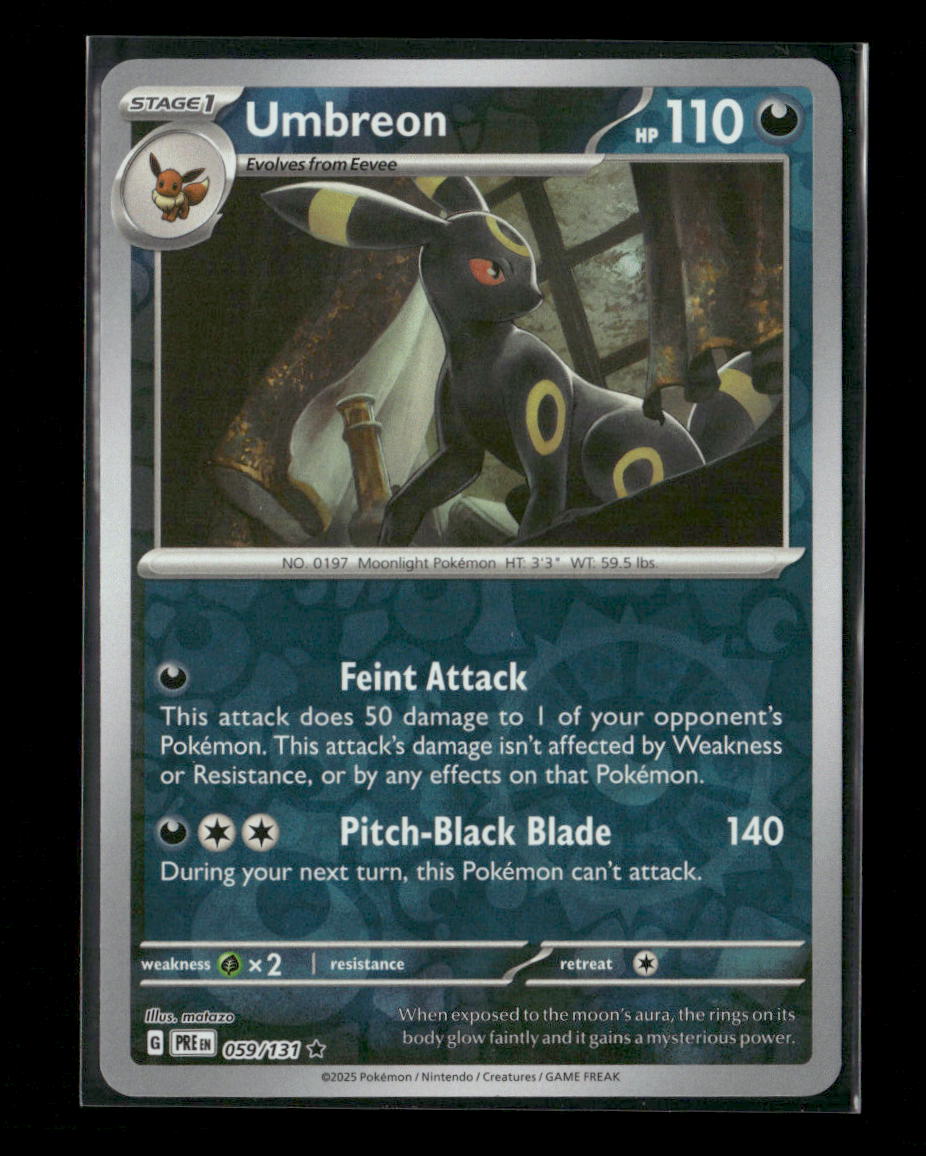 Umbreon Rare SV: Prismatic Evolutions 059/131 NM