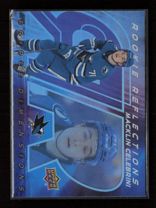 Macklin Celebrini 2024 Upper Deck Rookie Reflections RR-24 NM - Kang's Collectibles