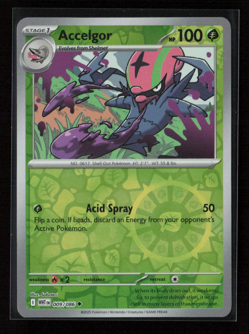 Accelgor Uncommon SV: White Flare 009/086 NM