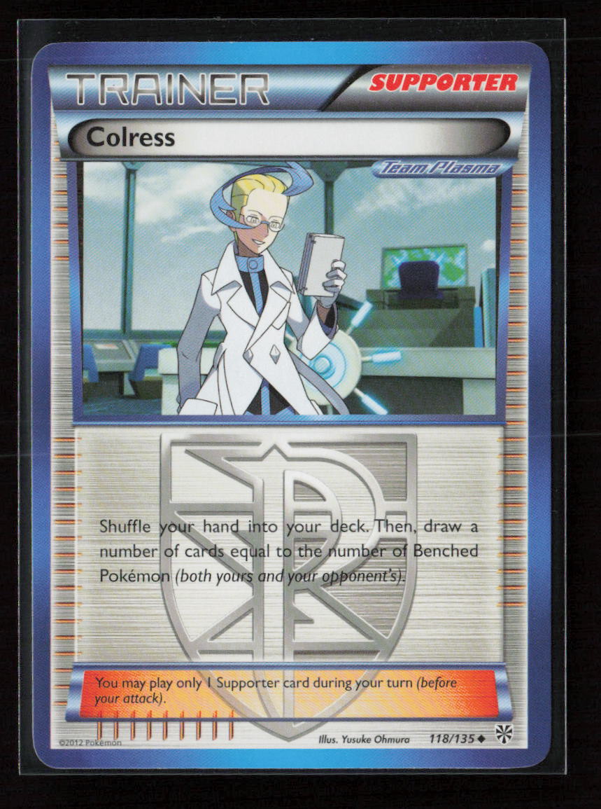 Colress (Team Plasma) Uncommon Plasma Storm 118/135 NM