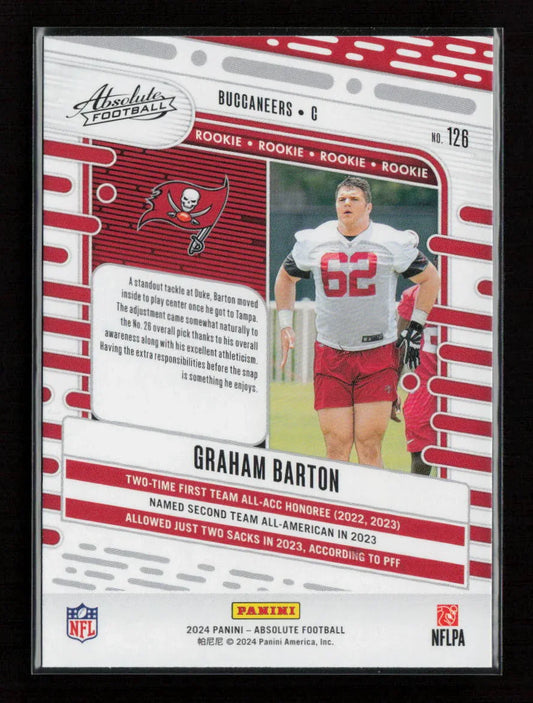 Graham Barton 2024 Panini Absolute 126 NM - Kang's Collectibles