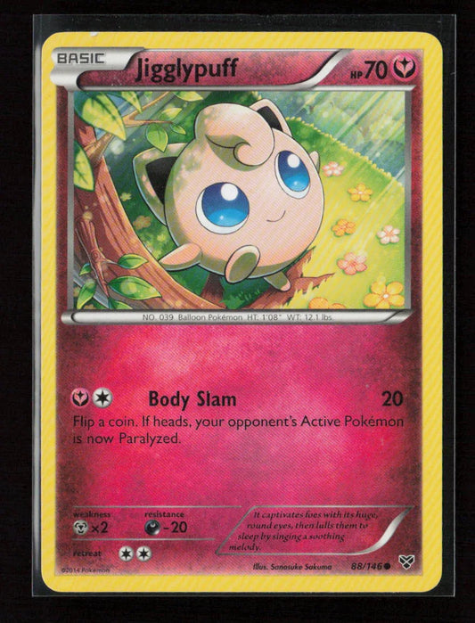 Jigglypuff (88) Common XY Base Set 88/146 MP - Kang's Collectibles