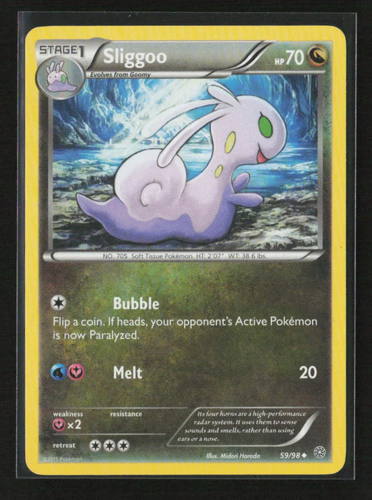 Sliggoo Uncommon XY - Ancient Origins 59/98 MP - Kang's Collectibles