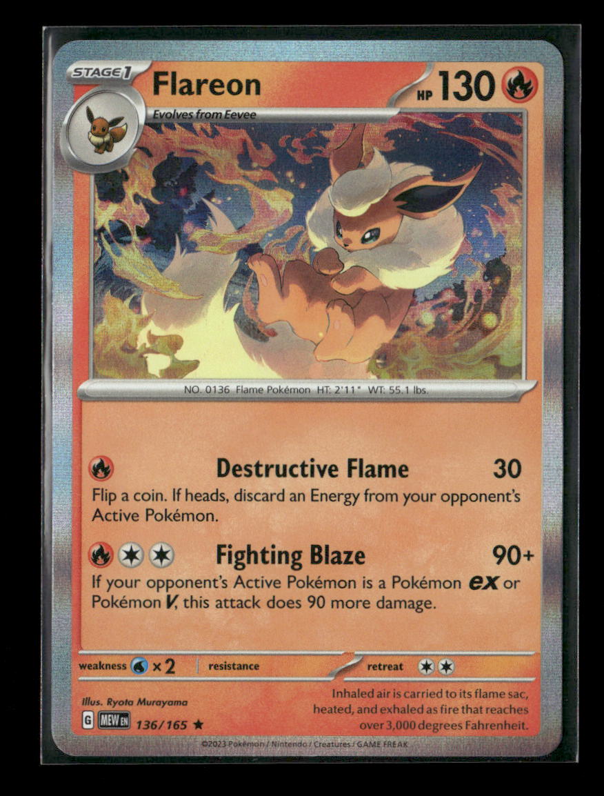 Flareon Rare SV: Prismatic Evolutions 013/131 NM