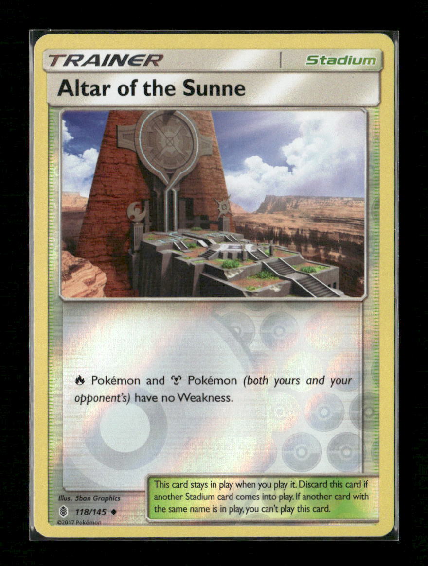 Altar of the Sunne Uncommon SM - Guardians Rising 118/145 LP