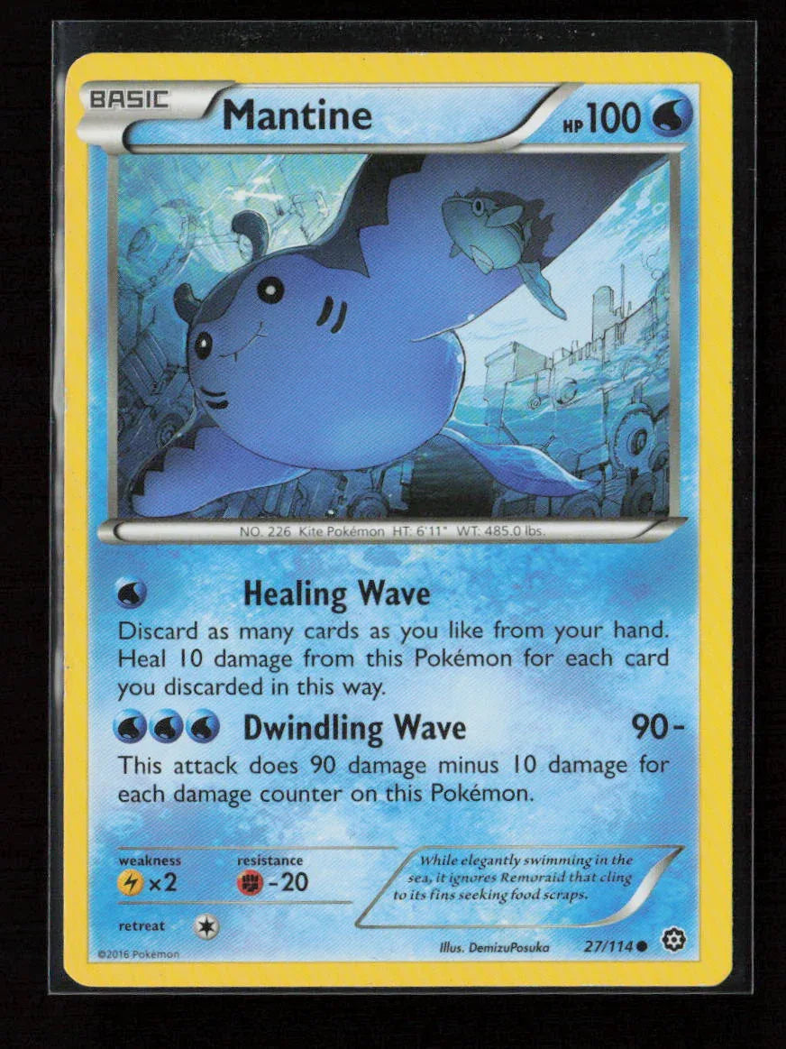 Mantine Common XY - Steam Siege 27/114 MP - Kang's Collectibles