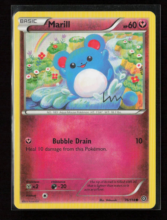 Marill Common XY - Steam Siege 76/114 MP - Kang's Collectibles