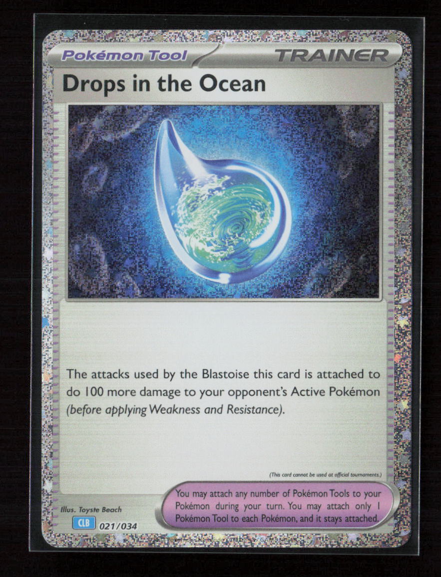 Drops in the Ocean Classic Collection Trading Card Game Classic 021/034 NM