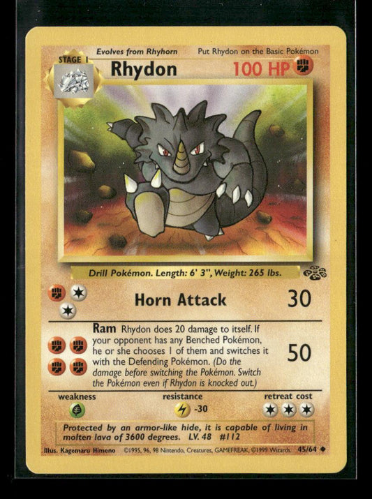 Rhydon Uncommon Jungle 45/64 LP - Kang's Collectibles
