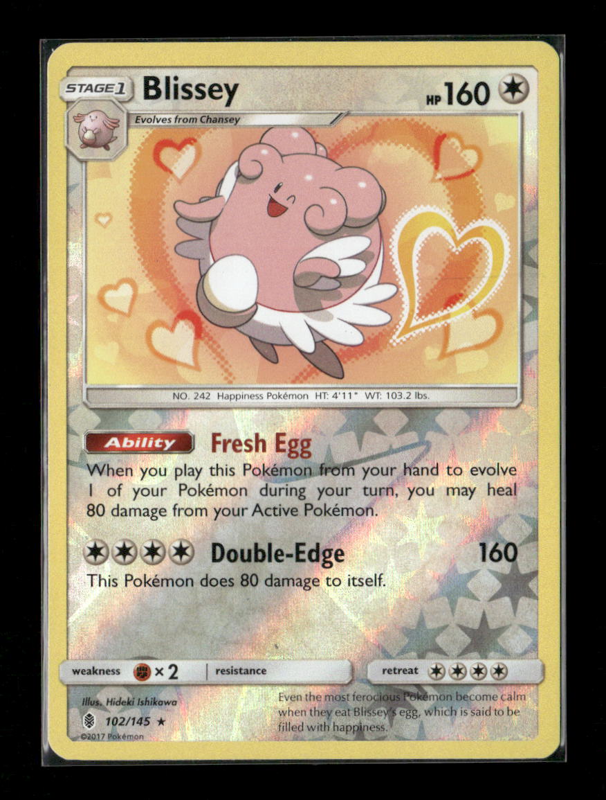 Blissey Holo Rare SM - Guardians Rising 102/145 LP