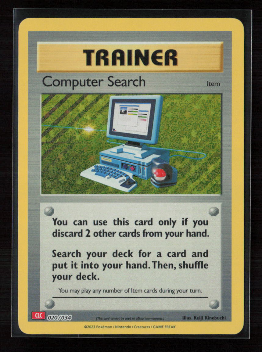 Computer Search (CLV) Classic Collection Trading Card Game Classic 020/034 NM
