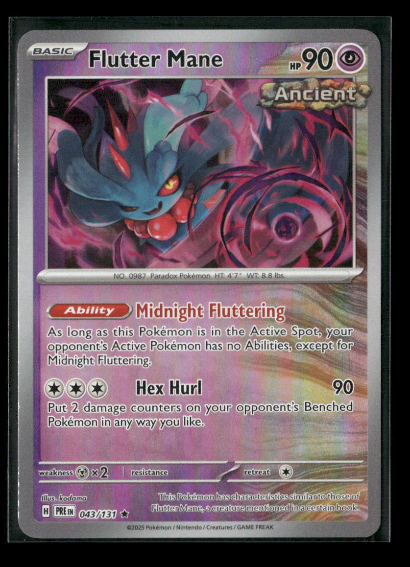 Flutter Mane (Poke Ball Pattern) Rare SV: Prismatic Evolutions 043/131 NM