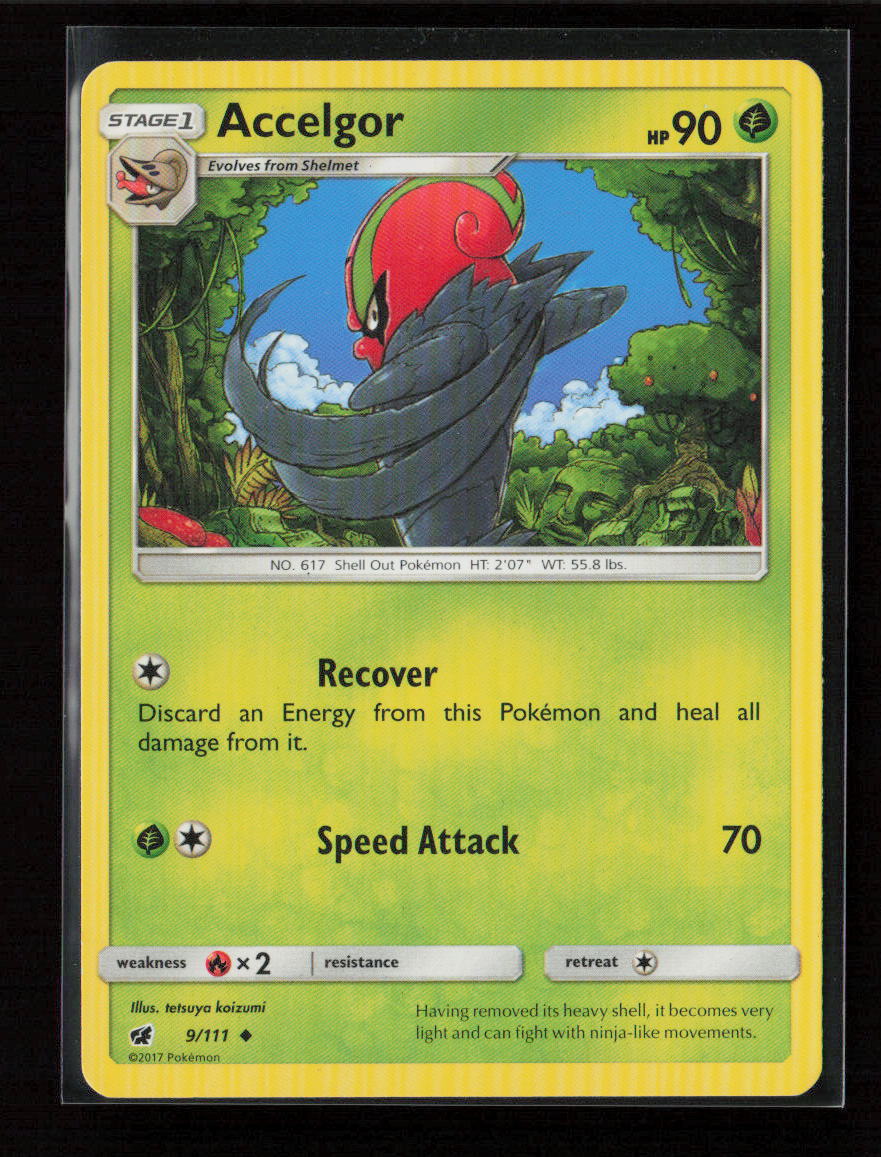 Accelgor Uncommon SM - Crimson Invasion 9/111 LP