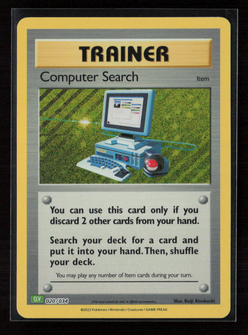 Computer Search (CLV) Classic Collection Trading Card Game Classic 020/034 NM