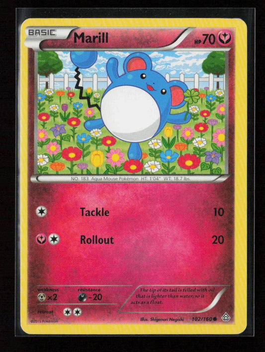 Marill Common XY - Primal Clash 102/160 MP - Kang's Collectibles