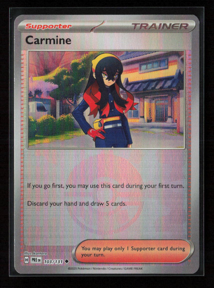 Carmine (Poke Ball Pattern) Uncommon SV: Prismatic Evolutions 103/131 NM