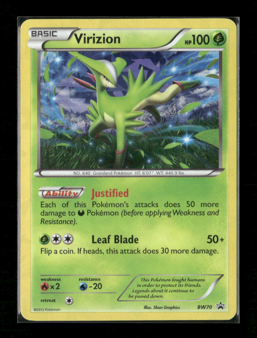 Virizion - Promo Black and White Promos BW70 LP