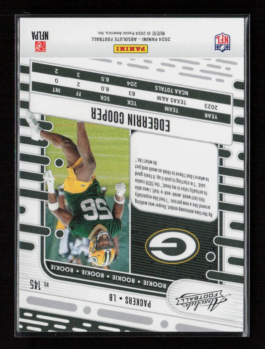 Edgerrin Cooper 2024 Panini Absolute 145 NM - Kang's Collectibles