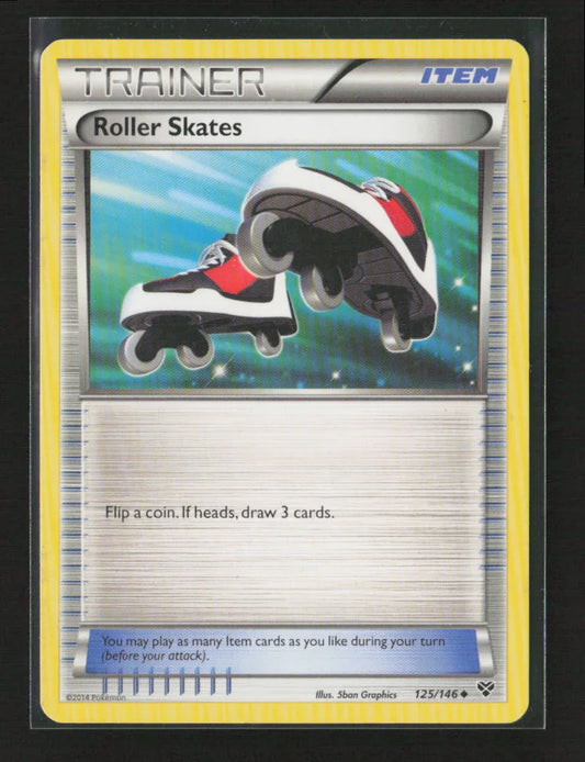 Roller Skates Uncommon XY Base Set 125/146 MP - Kang's Collectibles