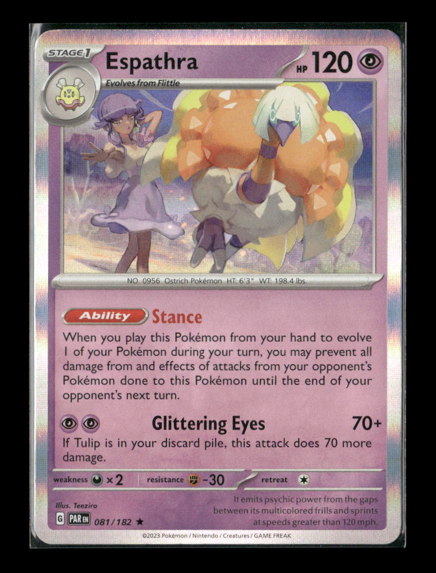 Espathra - Rare SV04: Paradox Rift 081/182 LP