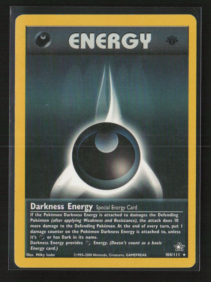 Darkness Energy Rare Neo Genesis 104/111 NM