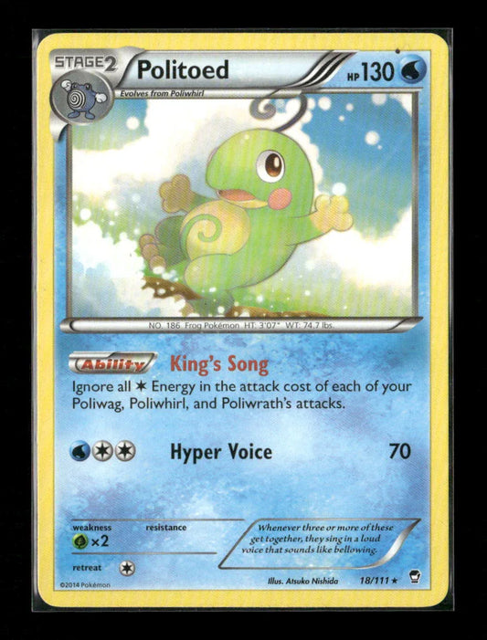 Politoed Rare XY - Furious Fists 18/111 LP - Kang's Collectibles