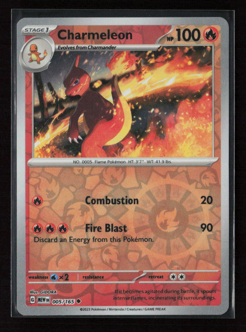 Charmeleon - Uncommon SV: Scarlet & Violet 151 005/165 NM