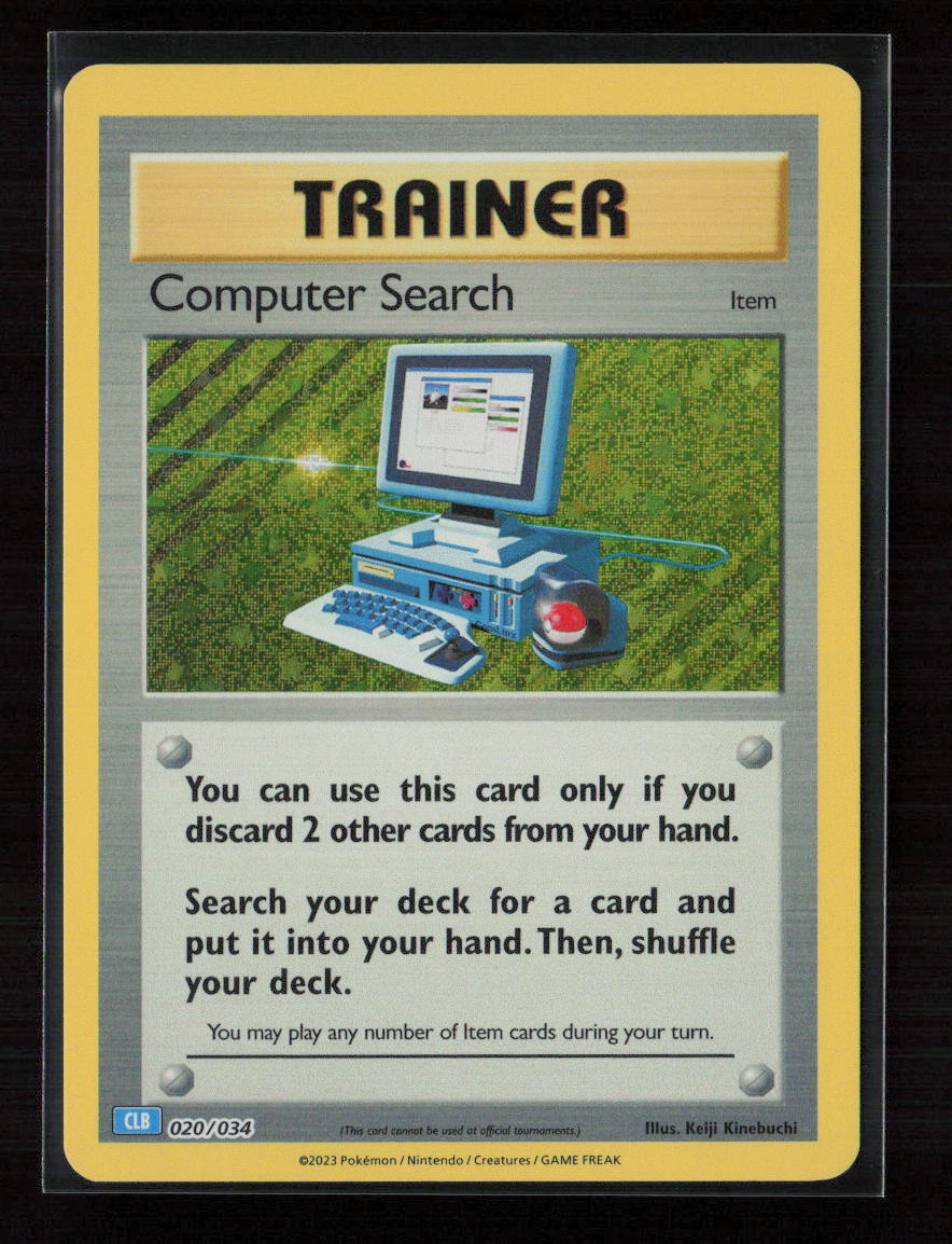 Computer Search (CLV) Classic Collection Trading Card Game Classic 020/034 NM