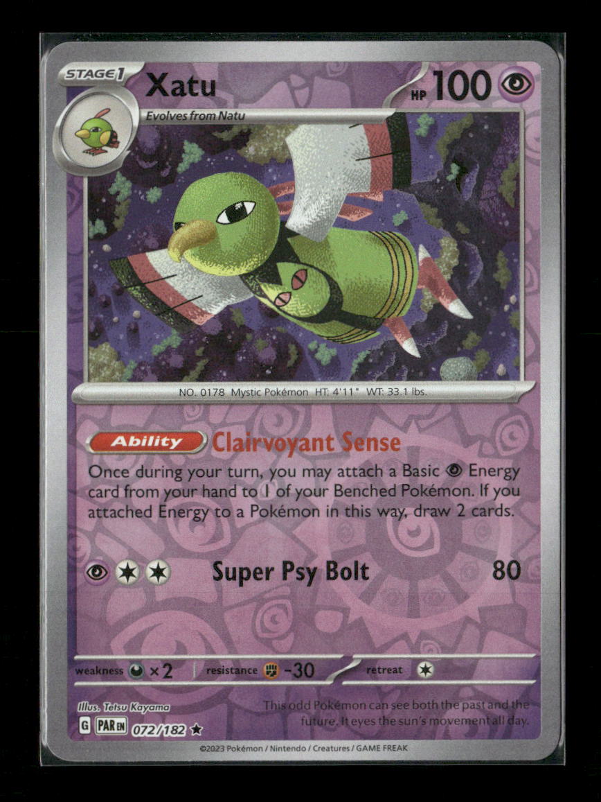 Xatu Rare SV04: Paradox Rift 072/182 LP