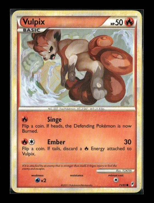 Vulpix Common Call of Legends 75/95 LP - Kang's Collectibles